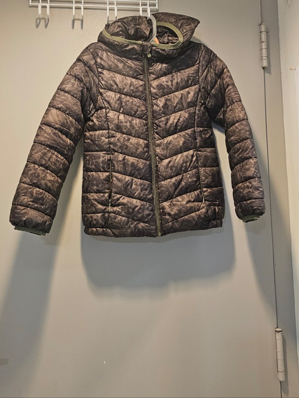 128centimeters  Kids  Quilted Hooded Puffer Jacket - Brown